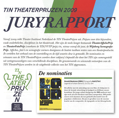 theater affiche prijs 2009